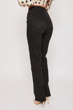 Adlee - Black Ripped Knee Mom Jeans -Outlet Sarto Base Store 11 04 MISSG 1598