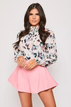 Kamila - Hot Pink Tailored High Waisted Shorts 8 Kamila - Hot Pink Tailored High Waisted Shorts -Outlet Sarto Base Store 11 04 missg 13516