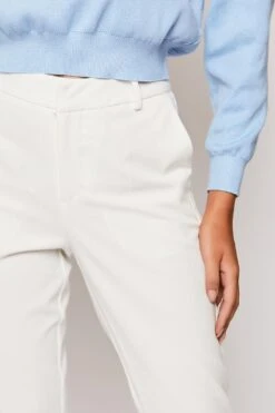 Rayna - White Tailored Tapered Trousers -Outlet Sarto Base Store 11 04 missg 1952