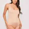 Jamie - Nude Square Neck Basic Bodysuit
