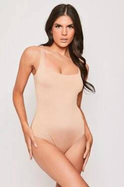 Outlet Sarto Base Store 8 Jamie - Nude Square Neck Basic Bodysuit