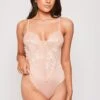 Baylee - Pink Lace Bodysuit