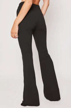 Tanya - Black Tailored Bell Bottom Trousers -Outlet Sarto Base Store 18 08 MISSG 40933
