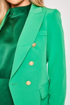 Rafal - Green Gold Button Double Breast Blazer -Outlet Sarto Base Store 19 11 MISSG 54209