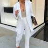 Lydia - White Oversized Tailored Blazer