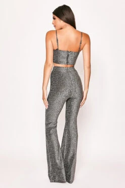 Haley - Silver Lurex Glitter Crop Two Piece Set -Outlet Sarto Base Store 20 06 missg 0407.1566222740