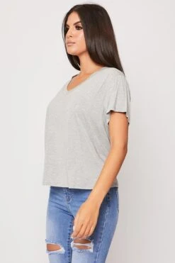 Arlo - Grey Oversized T-Shirt -Outlet Sarto Base Store 22 09 missg 39377
