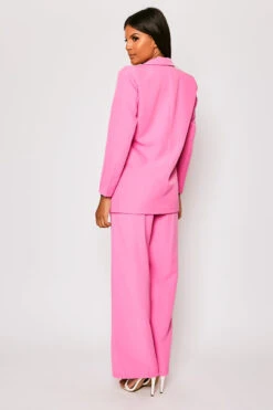 Raye - Pink Oversized Tailored Blazer Set -Outlet Sarto Base Store 23 05 MISSG 73489