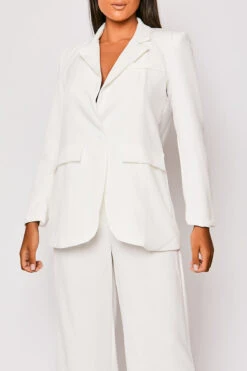 Raye - White Oversized Tailored Blazer Set -Outlet Sarto Base Store 23 05 MISSG 73503
