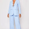 Raye - Blue Oversized Tailored Blazer Set