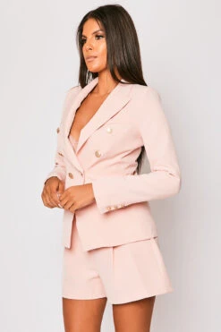 Rafal - Pale Pink Gold Button Double Breast Blazer 17 Rafal - Pale Pink Gold Button Double Breast Blazer -Outlet Sarto Base Store 23 05 MISSG 73983