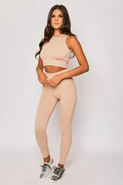Maisie - Nude Crop Top & Leggings Set -Outlet Sarto Base Store 27 06 MISSG 80667