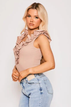 Alexi - Nude Premium Jersey Ribbed Bodysuit -Outlet Sarto Base Store 28 03 MISSG2 70630