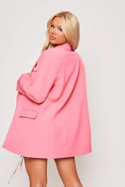 Breanna - Pink Tailored Oversized Blazer -Outlet Sarto Base Store 28 05 MISSG 14372