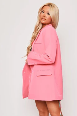 Breanna - Pink Tailored Oversized Blazer -Outlet Sarto Base Store 28 05 MISSG 14379