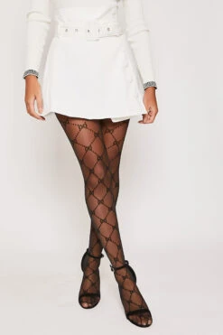 Abbey - White Tailored Side Buttoned Mini Skirt -Outlet Sarto Base Store 31 01 MISSG 62458