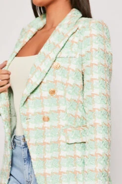 Chester - Premium Mint Check Woven Blazer -Outlet Sarto Base Store 31 01 MISSG 63110