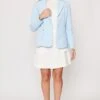 Felicita - Pale Blue Single Button Blazer