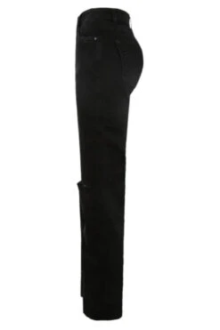 Adlee - Black Ripped Knee Mom Jeans -Outlet Sarto Base Store 8 12