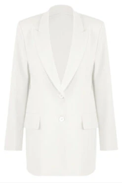 Lydia - White Oversized Tailored Blazer -Outlet Sarto Base Store 9 9.1614363027