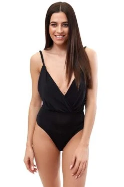 Aphra - Black Rope Twist Bodysuit