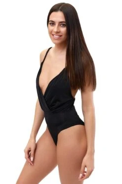 Aphra - Black Rope Twist Bodysuit -Outlet Sarto Base Store aphra b4