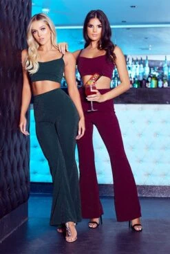 Jacques - Green Glitter Lurex Two Piece Set