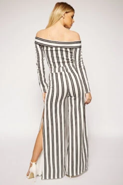 Brontie - Black & White Striped Top & Trouser Set -Outlet Sarto Base Store missg.feb2 .201820219.1566221671