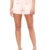 Samia - Pink Gold Button Tailored Shorts