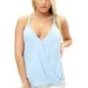 Brodie - Blue Double Strap Cami Top