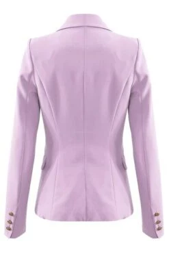 Rafal - Lilac Gold Button Double Breast Blazer -Outlet Sarto Base Store rafal lilac 3