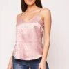 Viktoria - Pink Leopard Textured Satin Cami