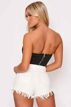 Daisey - Black O Ring Bandeau Crop Top 7 Daisey - Black O Ring Bandeau Crop Top -Outlet Sarto Base Store wjrs5629
